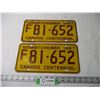 Image 1 : Pair of 1967 Saskatchewan License Plates