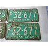 Image 3 : (2) Pair of 1965 Saskatchewan License Plates