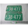 Image 1 : Pair of 1969 Saskatchewan License Plates