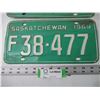 Image 2 : Pair of 1969 Saskatchewan License Plates