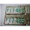 Image 2 : (2)Pair of 1964 Saskatchewan License Plates