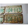 Image 3 : (2)Pair of 1964 Saskatchewan License Plates