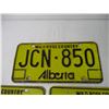 Image 4 : (5) Alberta "Wild Roase Country" License Plates
