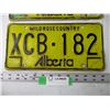 Image 2 : Pair of Alberta "Wild Rose Country" License Plates