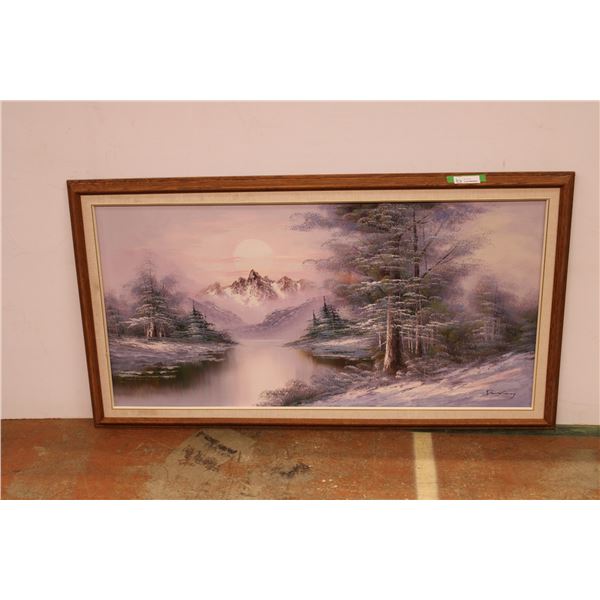 *Framed Landscape Painting