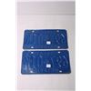 Image 4 : (2) Vintage 1970 Ontario License Plates