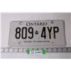 Image 1 : Vintage Ontario License Plate