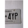 Image 3 : Vintage Ontario License Plate