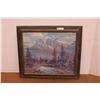 Image 2 : *Framed Landscape Art - 29" x 25 1/4"