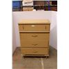 Image 1 : *Wooden Tall Boy Dresser - 17" x 30" x 41"
