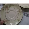 Image 4 : Set of James Moss Rose Dishes w/ 27 Pieces