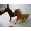 Image 2 : (2) Plastic Horses (one Damaged)