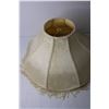 Image 4 : Vintage Fringed Lamp Shade - 18" Diameter x 10" High