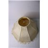 Image 5 : Vintage Fringed Lamp Shade - 18" Diameter x 10" High
