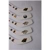 Image 2 : (5) Mini NHL Hockey Sticks