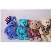 Image 3 : (6) Assorted Beanie Babies