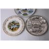 Image 2 : (3) Decorative Plates - US States