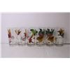 Image 2 : (6) Glass Bird Cups