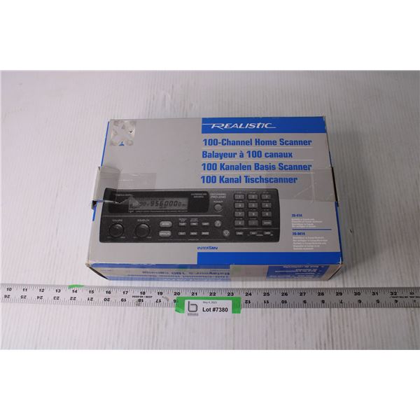 Realistic 100 Channel Home Scanner (NIB) - Bodnarus Auctioneering