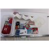 Image 1 : Kitchen and medical stuff and batteries and flyswatter