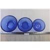 Image 2 : 3 blue mixing bowls