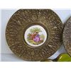 Image 3 : Heavy Metal Wall Plates - Ceramic Ornate Dish