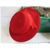 Image 2 : Synthetic Hair Piece - (2) Vintage Ladies Hats - Hat Box