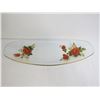 Image 3 : Metal Tray - (3) Painted Glass Platters/Plate - (2) Metal Bowls -