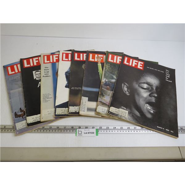 (8) Life Magazines - Bodnarus Auctioneering