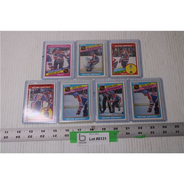 Vintage Wayne Gretzky Hockey Trading Cards