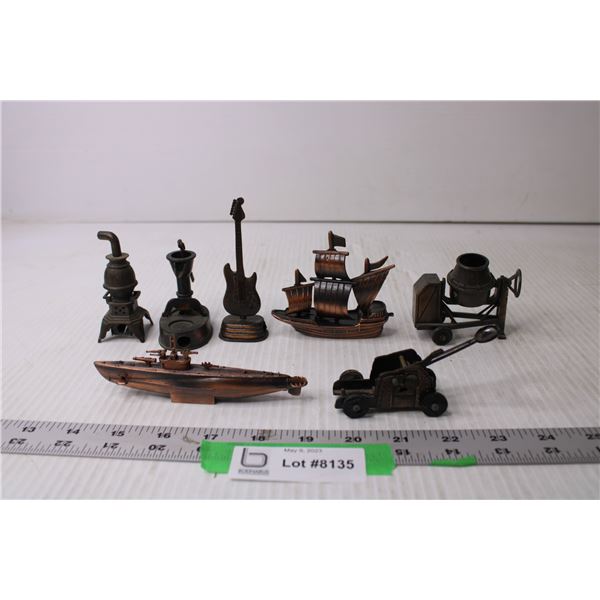 Lot of Assorted Metal Novelty Pencil Sharpeners