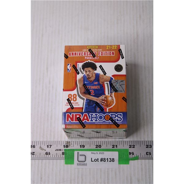 2021 to 2022 NBA Hoops Box of Trading Cards (NIB)