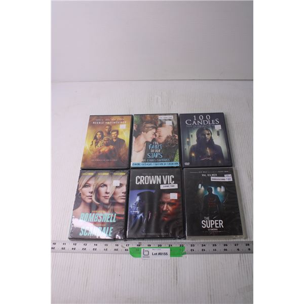 (6) Assorted DVDs - Horror, Action (NIB)