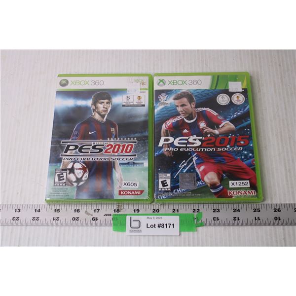 (2) Xbox 360 Games - Soccer (NIB)