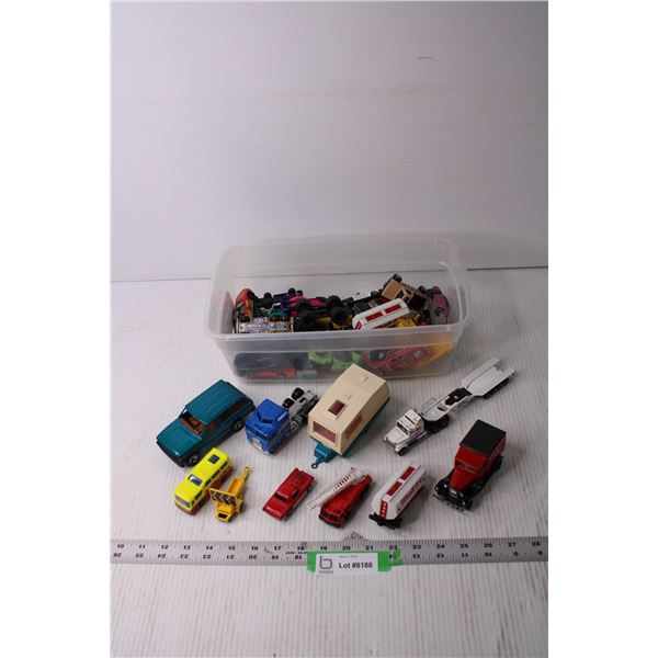 Lot of Assorted Toy Cars and Vehicles