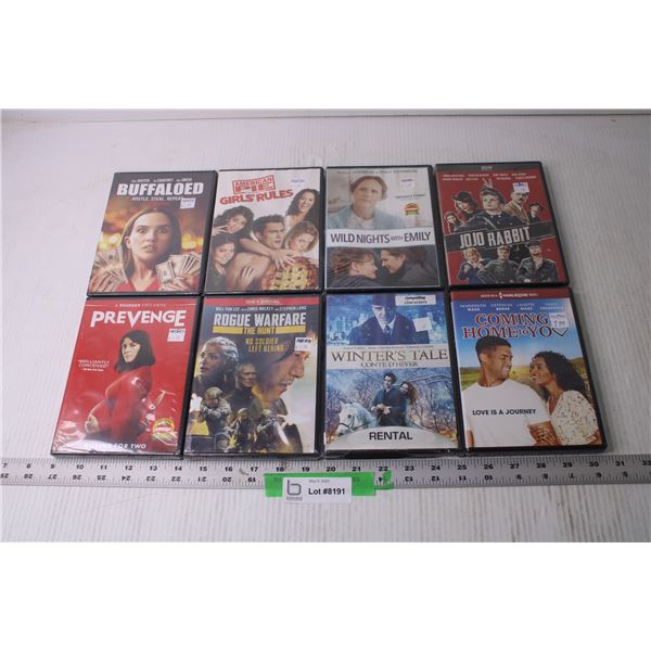 (8) Assorted DVDs - Comedy, Romance (NIB)