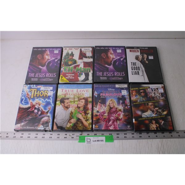 (8) Assorted DVDs - Kids, Drama (NIB)