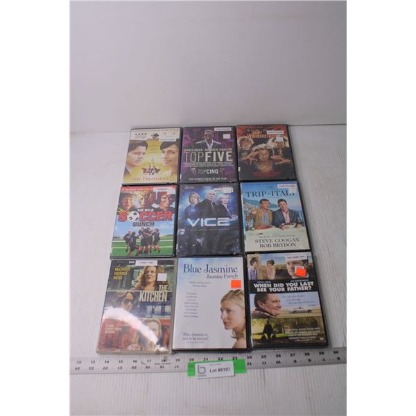 (9) Assorted DVDs - Drama, Romance (NIB)