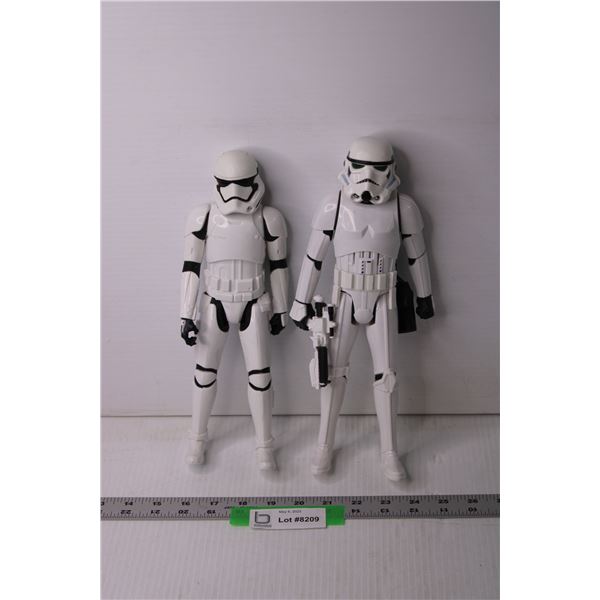 (2) Star Wars Storm Trooper Action Figures