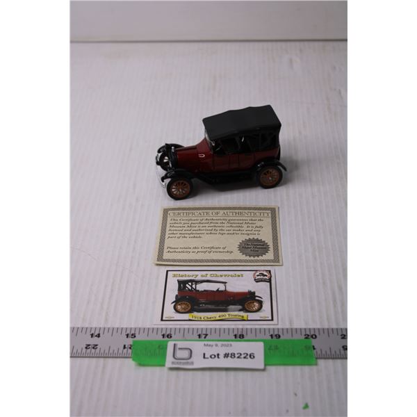 Die Cast Car - 1:32 Scale, 1918 Chevy 490 Touring