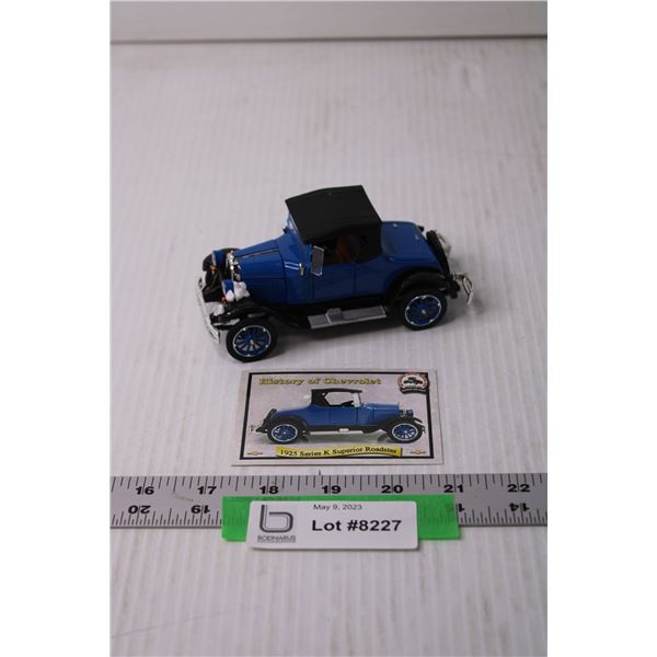 Die Cast Car - 1:32 Scale, 1925 Series K Superior Roadster