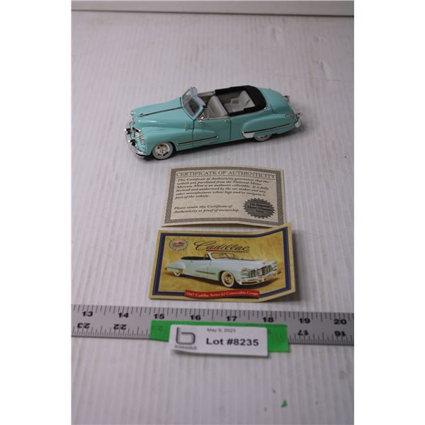 Die Cast Car - 1:32, 1947 Cadillac Series 62 Convertible Coupe