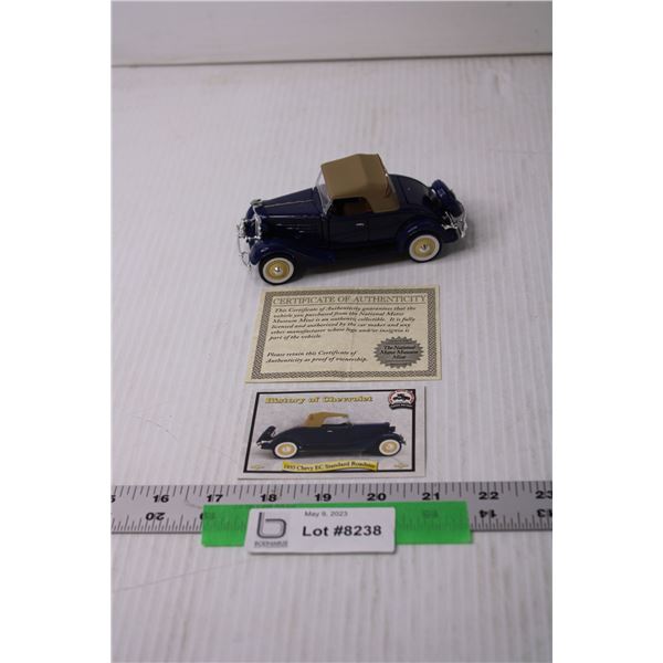 Die Cast Car - 1:32, 1935 Chevy EC Standard Roadster