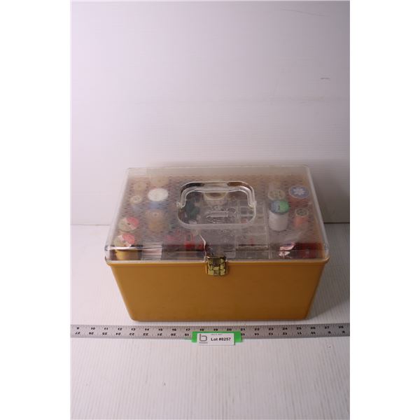 Vintage Sewing Kit and Supplies