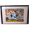 Image 4 : Framed "The Six Million Dollar Man," Spanish Movie Poster