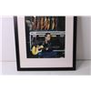 Image 2 : Framed Picture of a Man with Guitar - Signed (CGA)