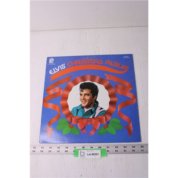 Vintage Elvis Christmas Album Vinyl Record