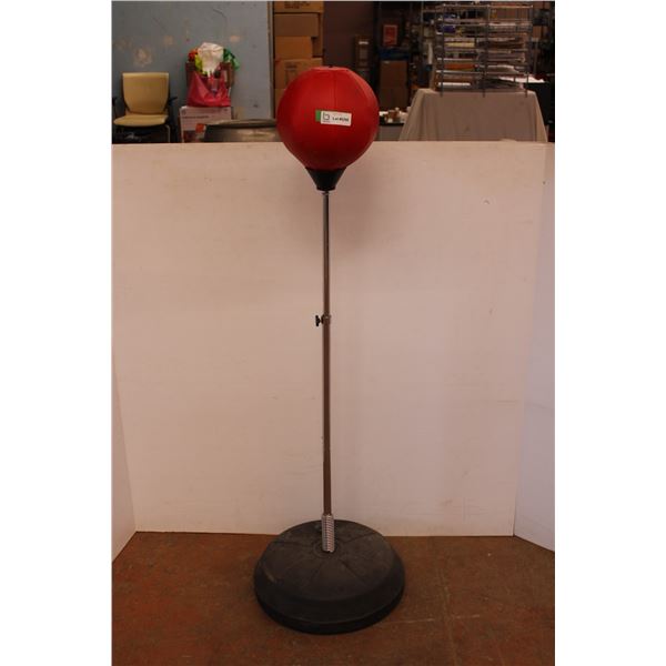 *Standing Speed Bag on Stand - 56" Tall  and Pair of Soft Boxing Gloves