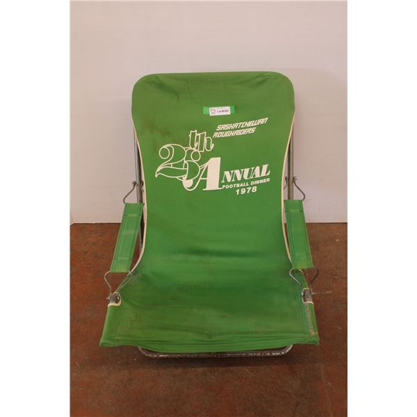 *Folding Saskatchewan Roughriders Chair