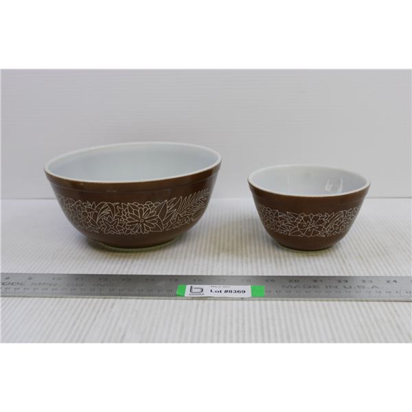 Wood land bowl Pyrex 2.5 and wood land bowl 750ml